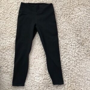 Womens PowerHold by Fabletics Black Leggings, size M